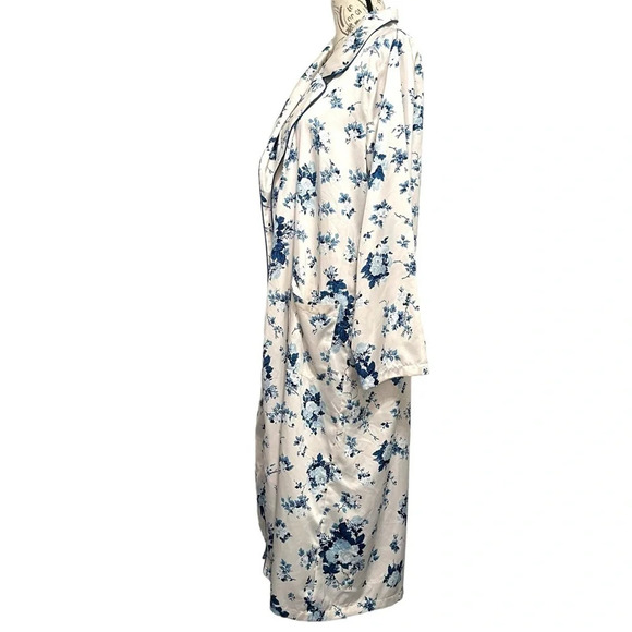 Rachel Parcell Floral Print Satin Robe Size XS NWT - Picture 9 of 11